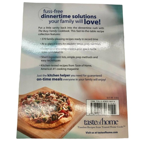 The Busy Family Cookbook : 370 Recipes for Weeknight Dinners 2008 - Picture 8 of 9